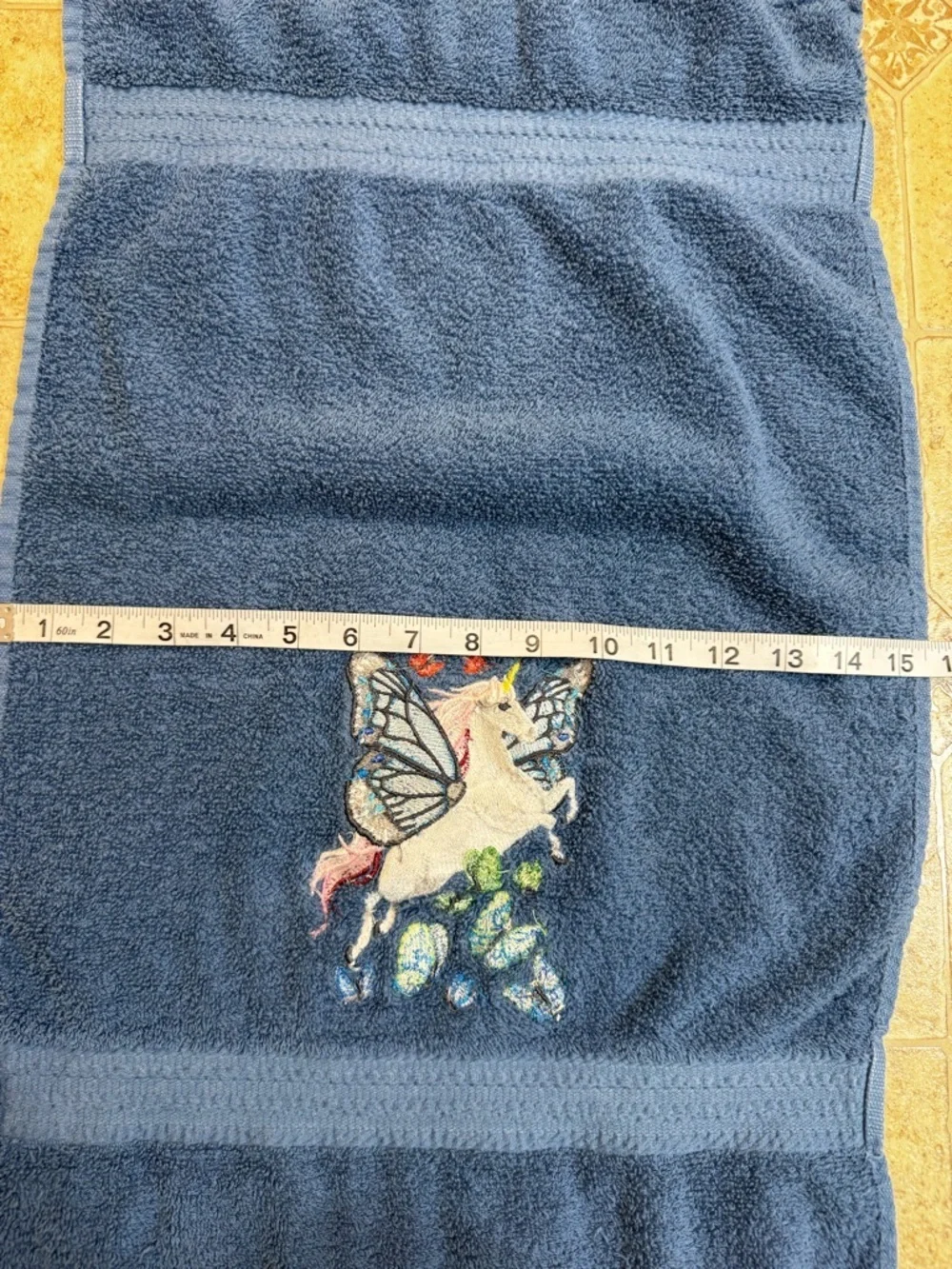 Kohl’s Blue Embroidered Unicorn Big One Hand Towel Replacement